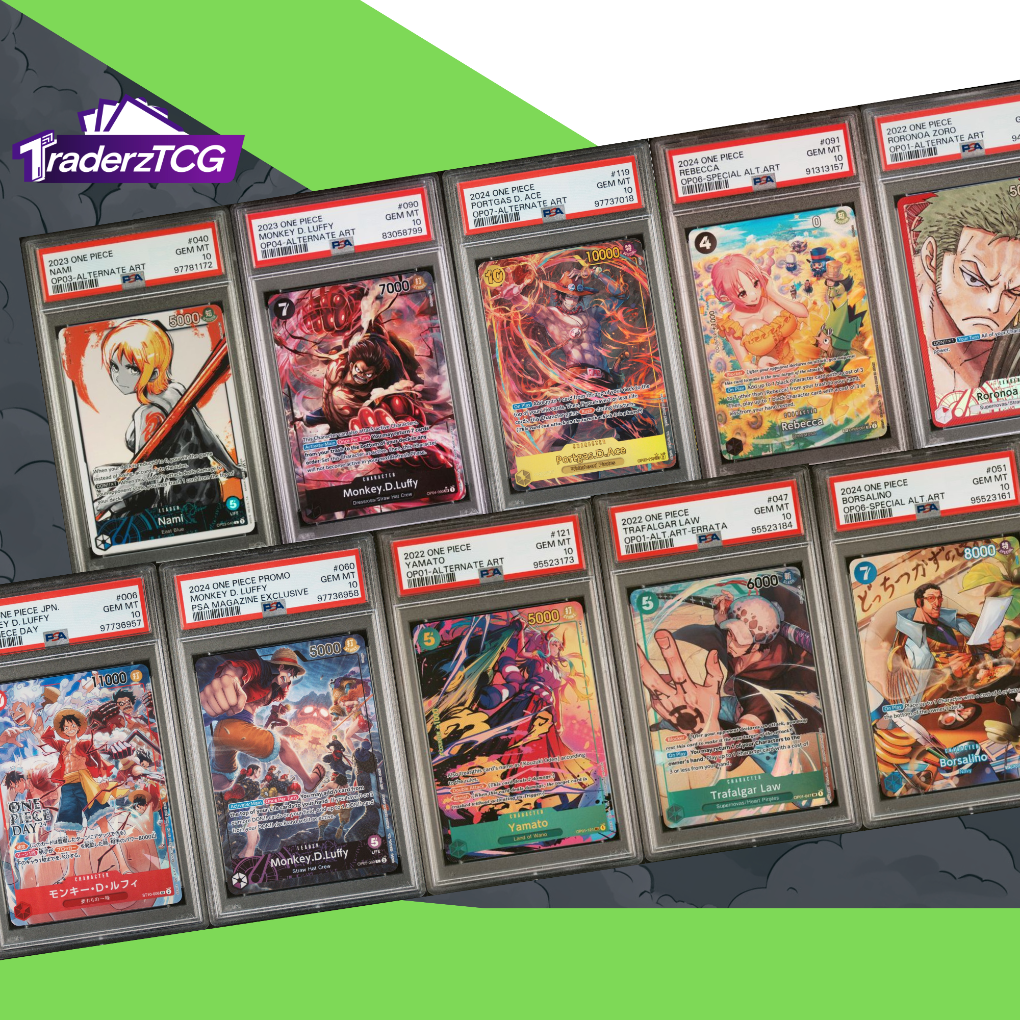 TraderzTCG: Mystery Graded Card Collection - Yonko Edition TraderzTCG: Mystery Graded Card Collection - Yonko Edition
