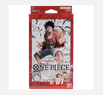 One Piece TCG: Straw Hat Crew Starter Deck (ST-01) TraderzTCG One Piece TCG: Straw Hat Crew Starter Deck (ST-01) TraderzTCG