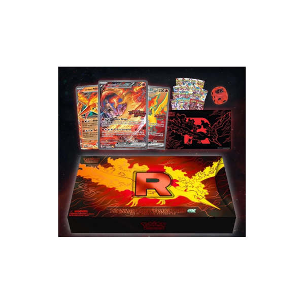 pokemon trading card game: team rocket moltres ex ultra-premium collection Pokemon: Team Rocket's Moltres ex Ultra-Premium Collection – TraderzTCG
